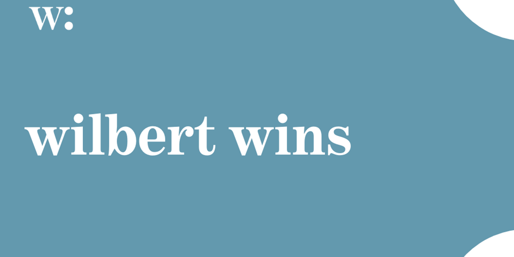 W: Wilbert Wins September 2021