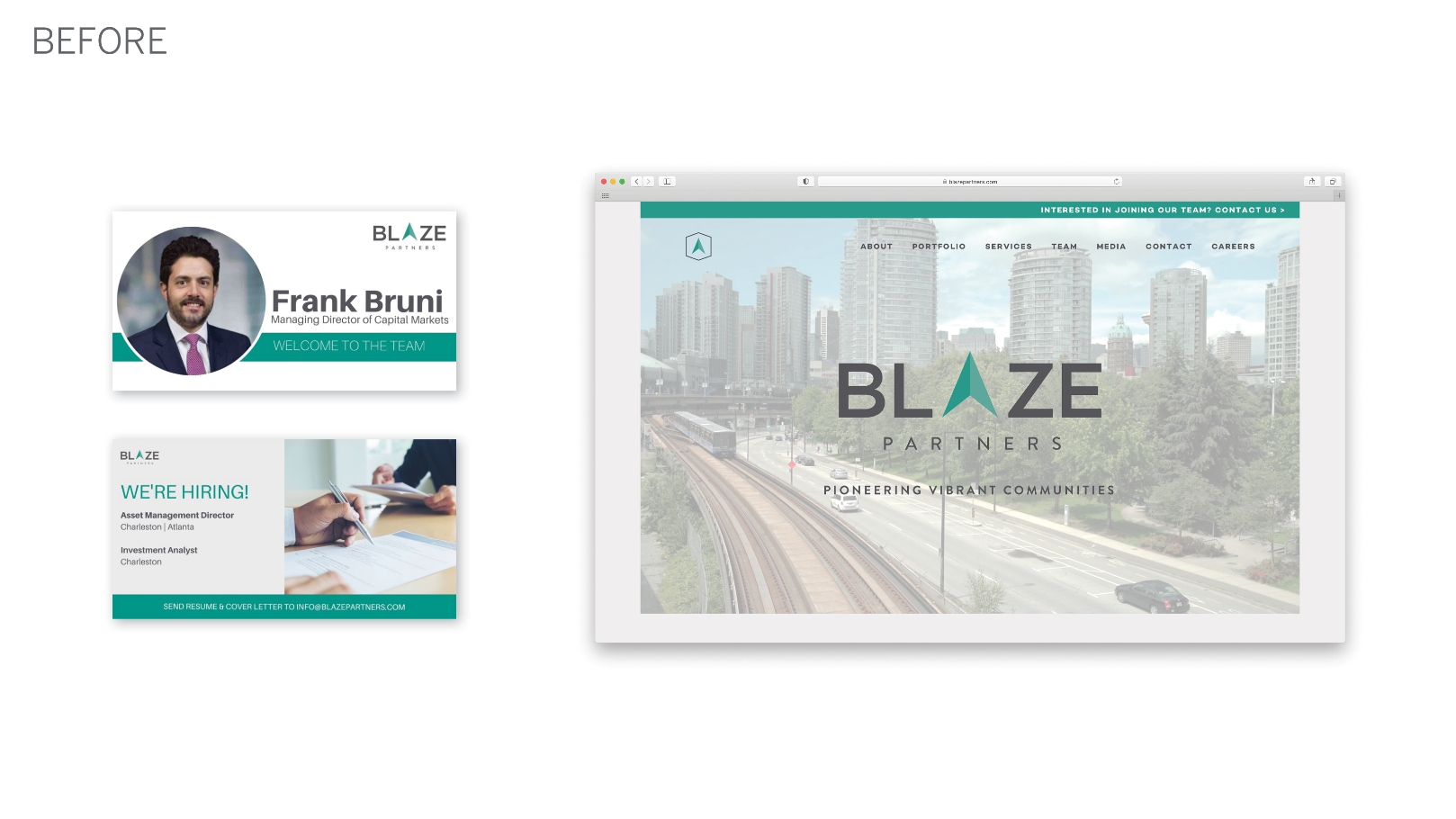 Blaze Capital partners branding