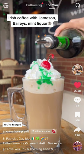 Irish coffee at atlantic station