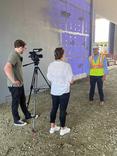 Wilbert team at Hines' Fenton project in Cary, NC