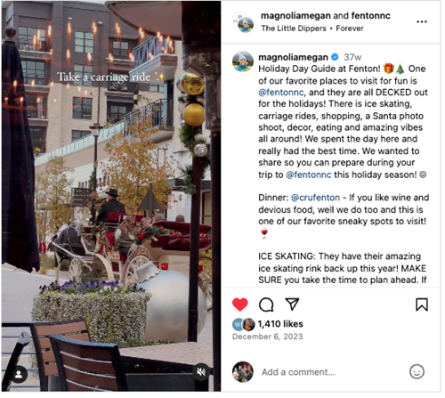 holiday influencer