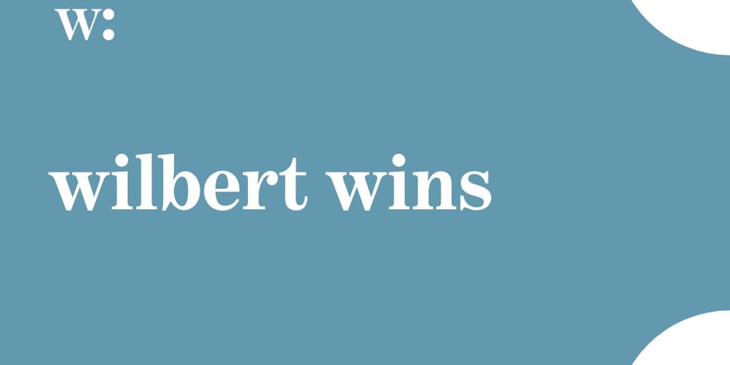W: Wilbert Wins August 2021