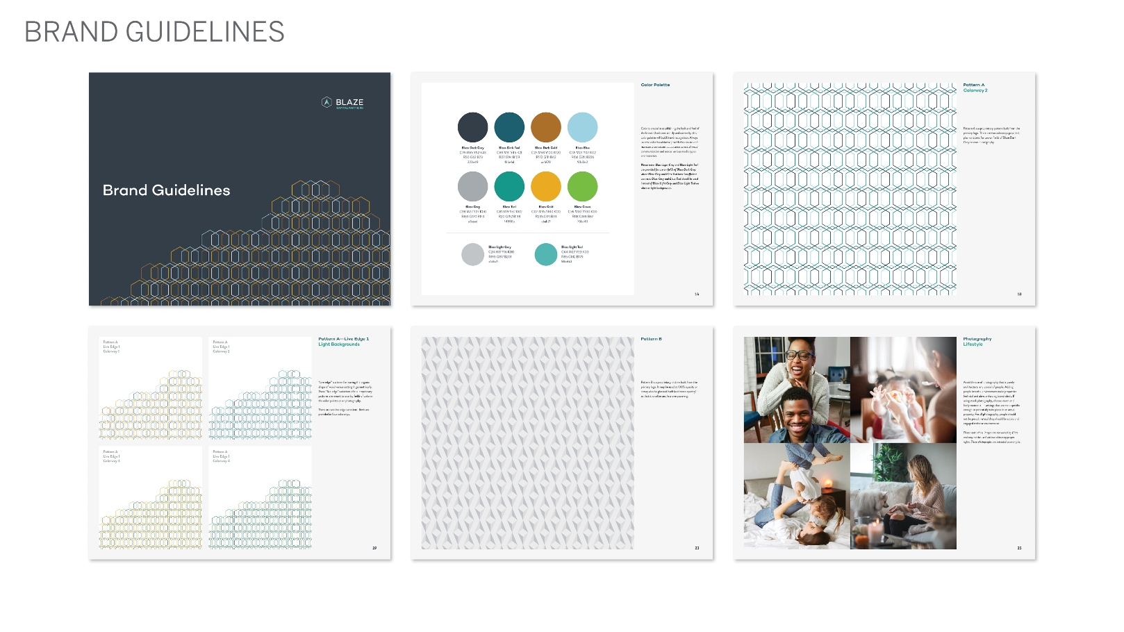 Blaze Capital partners brand guidelines